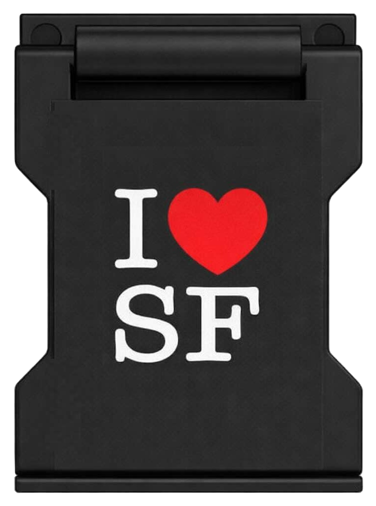 Kofeᵉ̬not branded with I love SF graphic